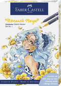 Faber-castell sketchmarker - goldfaber set nr. 1 romantic manga collection - fc-164701