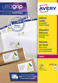 Avery etiketten quickpeel formaat 635 x 339 mm (b x h) 6.000 stuks 24 per blad