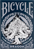 Cartamundi bicycle dragon white speelkaarten - mytische draken