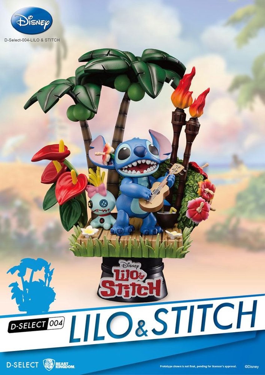 Lilo stitch stitch (d-stage series) unisex beeld - meerkleurig - standard