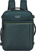 Delsey brochant 3 underseater rugzak 40 cm – 24l – 0,6 kg – gerecycled polyester – laptopvak 16” – smart sleeve – pine green
