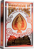 Bicycle 140th anniversary edition - premium speelkaarten - poker - ultimates