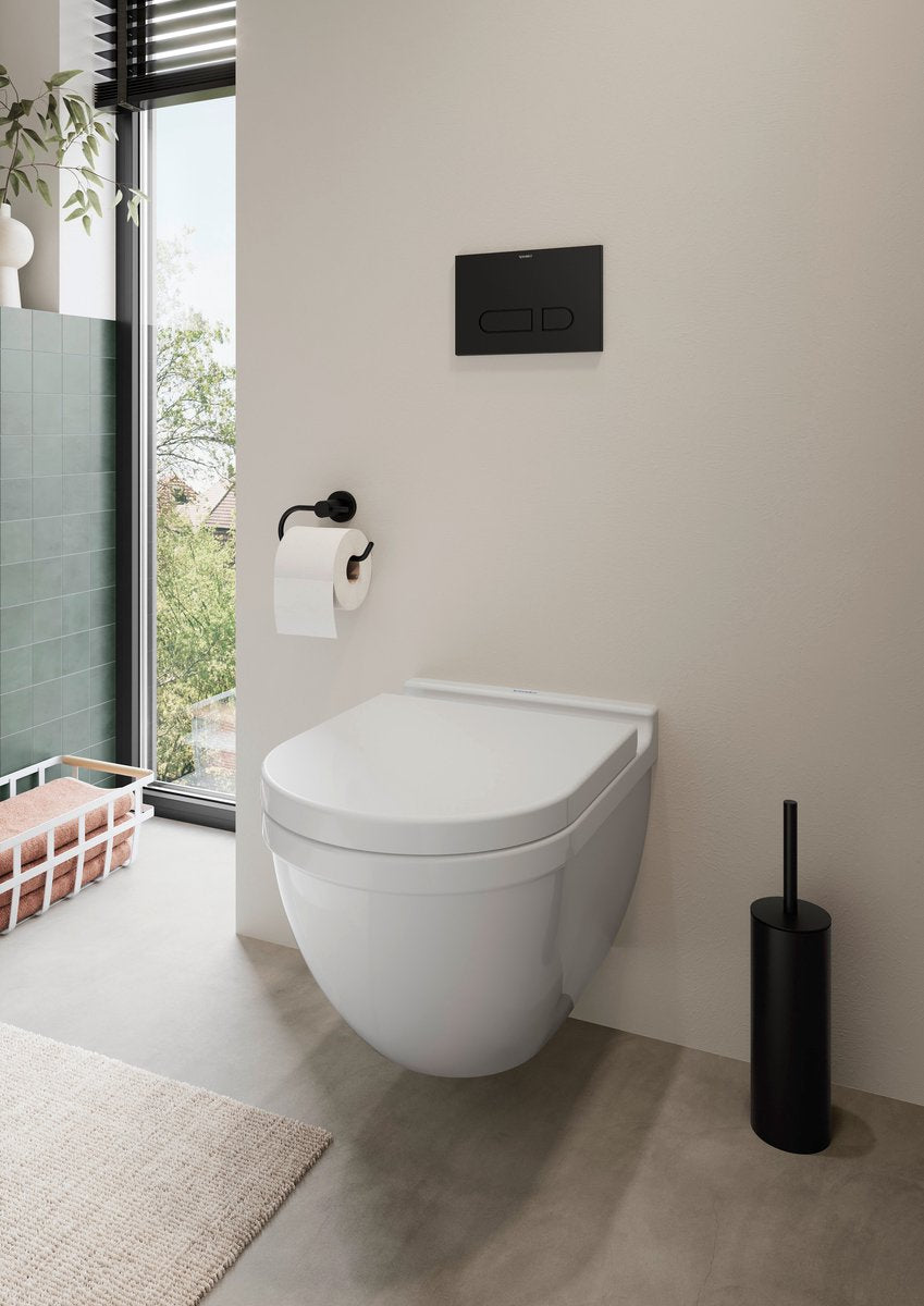 Duravit starck 3 wc zitting d-shape – soft close – quick release – urea duroplast – rvs scharnieren – wit hoogglans