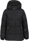 Icepeak loris jr meisjes winterjas - zwart - 128