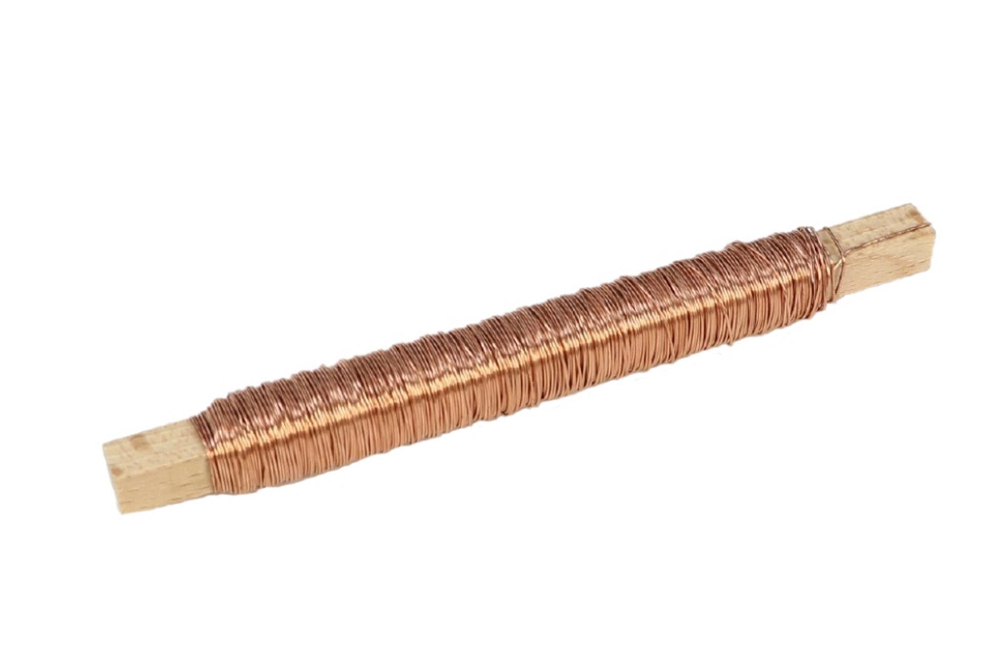 Hbx natural living wikkeldraad koper 0.50mm 50gram koper