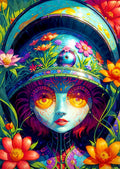 Enjoy puzzle legpuzzel floral warrior - 1000 stukjes kleurrijk.