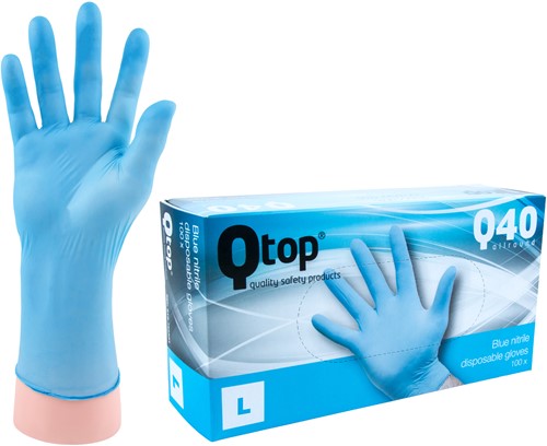Qtcycletech Q60 Top Allround-Spender für schwere Nitrilhandschuhe, Größe L, 100 Stück