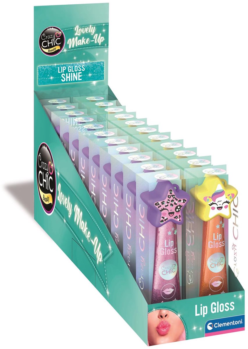 Clementoni Crazy Chic Lipgloss Sternlila Gelb