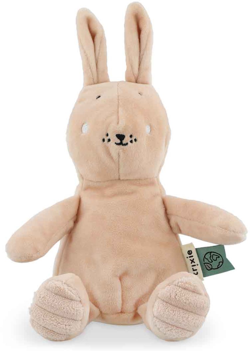 Trixie babyknuffel mrs. rabbit - zachte knuffel voor baby's en peuters - eerste knuffelvriendje