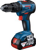 Bosch professional gsb 18v-55 accuboormachine - met 2x 18v accu's en lader