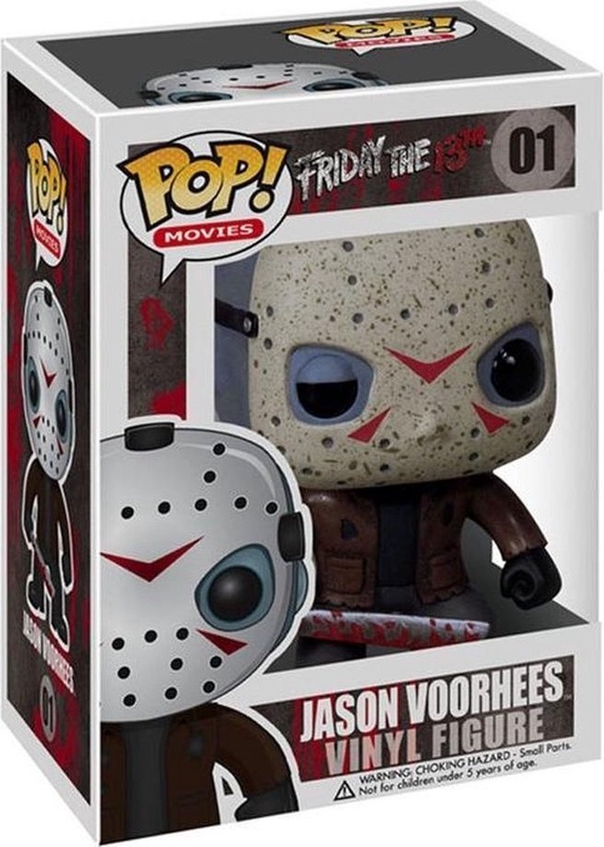 Funko pop movies: jason voorhees - friday the 13th - horrorfiguur - 9,5 cm - #01