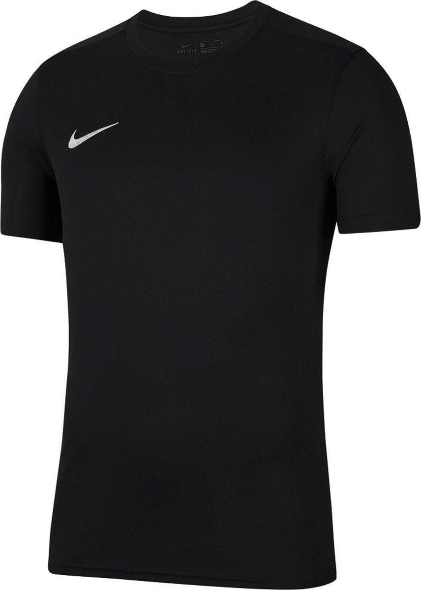 Nike park vii ss sportshirt - maat 140 - unisex - zwart 140