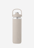 Aya ida aya ida - sports bottle - drinkfles - thermosfles - waterfles - rvs - 700 ml - cream beige