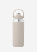 Aya ida aya ida - sports bottle - drinkfles - thermosfles - waterfles - rvs - 950 ml - cream beige
