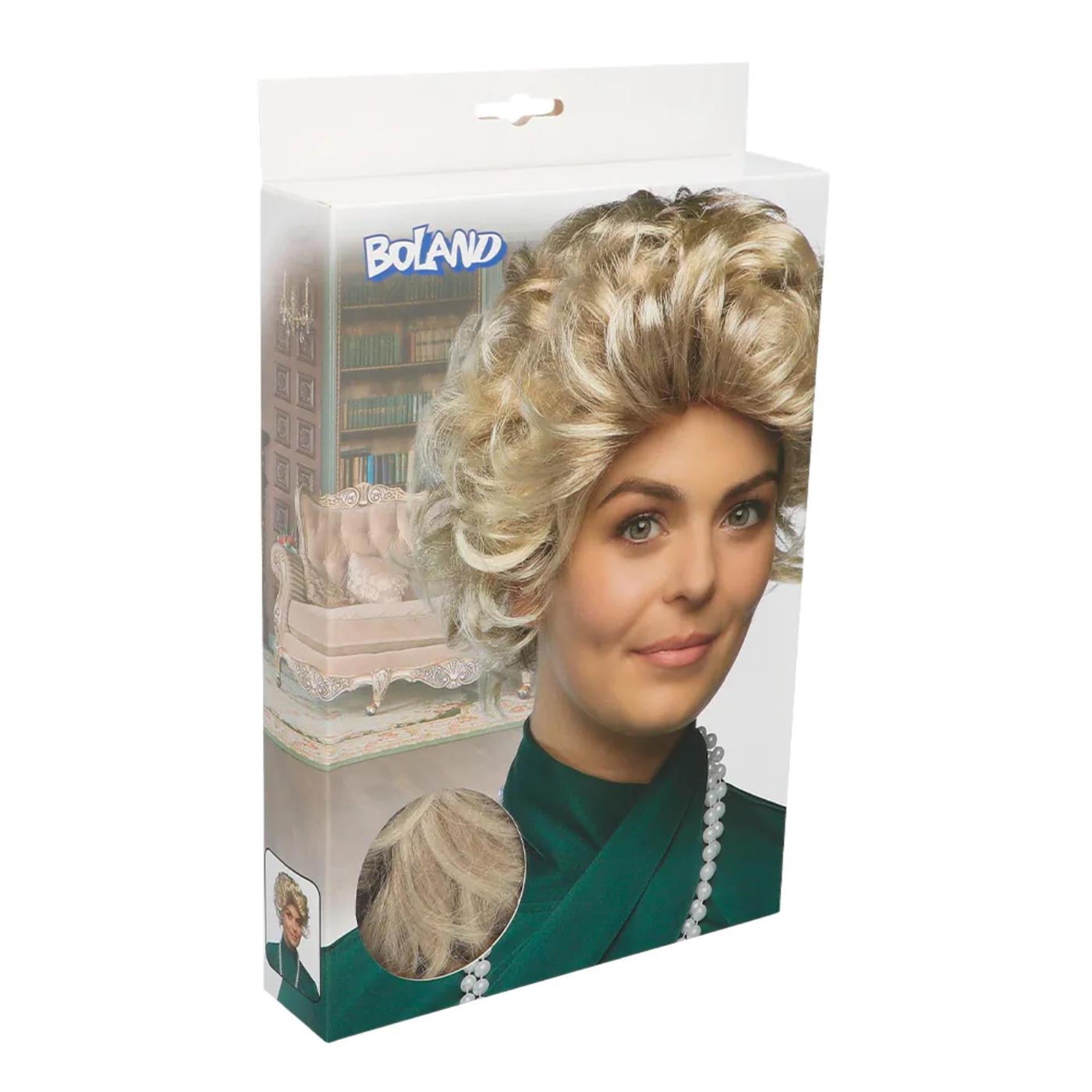 Boland pruik golden lady