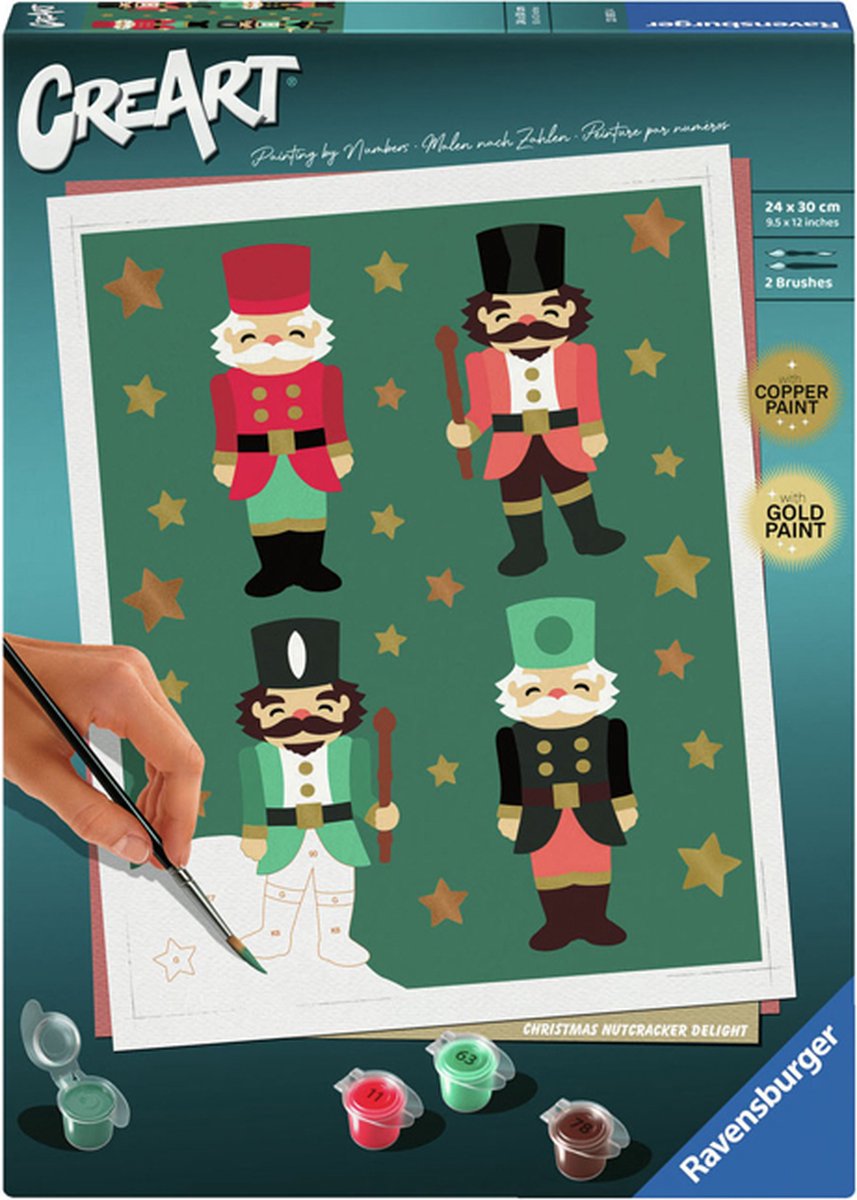 Ravensburger Creart Malen nach Zahlen – Weihnachtsmotiv