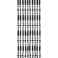 Wicotex vliegengordijn perla 90x220cm zwart