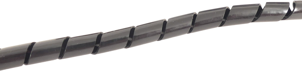 Kabelschutzspirale – 8 mm, 10 m – Schwarz