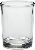 Creotime glazen waxinelicht 4,5x6,5 cm 12 stuks
