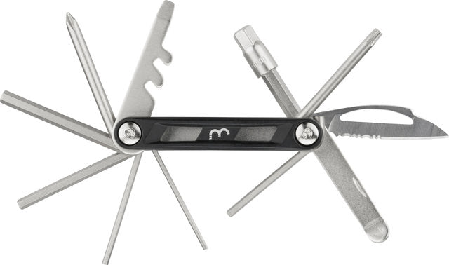 Bbb cycling maxifold m fietsgereedschap - gereedschapset met bandenlichters - fiets minitools - 13 verschillende functies - btl-141m