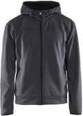 Blåkläder 3363-2526 hoodie met rits medium grijs zwart - maat 4xl