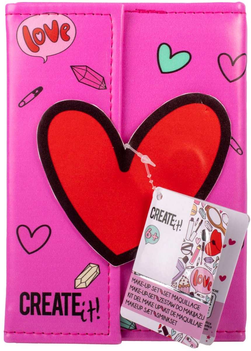 Canenco Create it! Beauty-Make-up-Buch mit Magnetverschluss