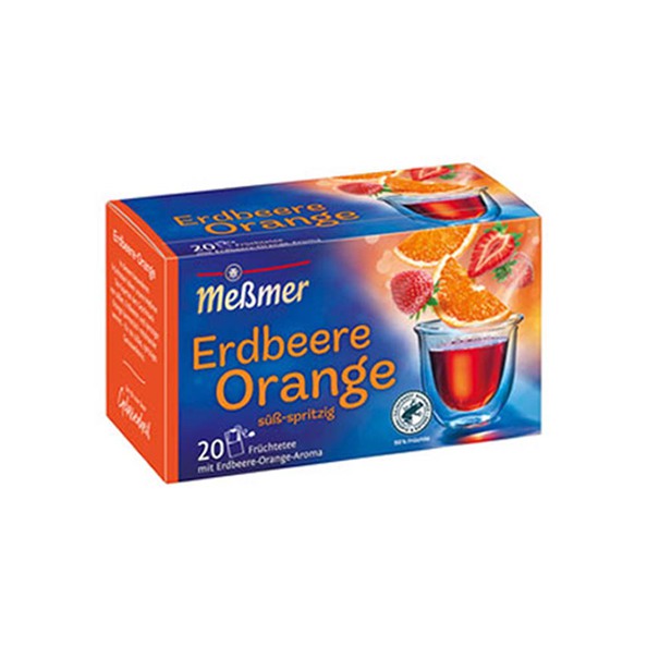Messmer erdbeere orange 20x 2.25gr (10 stuks)