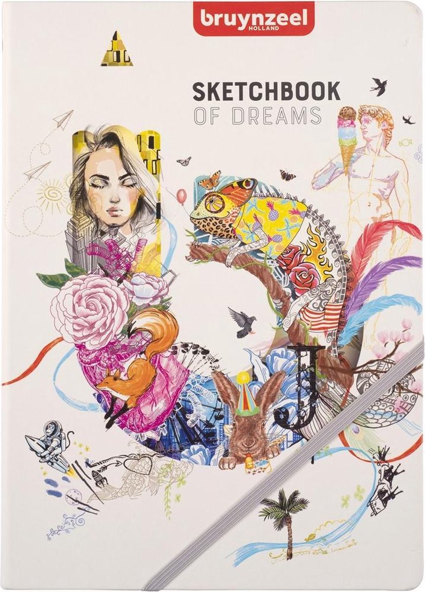 Bruynzeel creatives schets notitieboek a4 140 g m 80 vellen