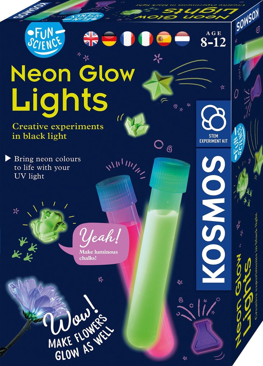 Experimente zum Neonleuchten im Kosmos