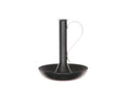 Hbx natural living kandelaar metaal d20.0h23.0 zwart