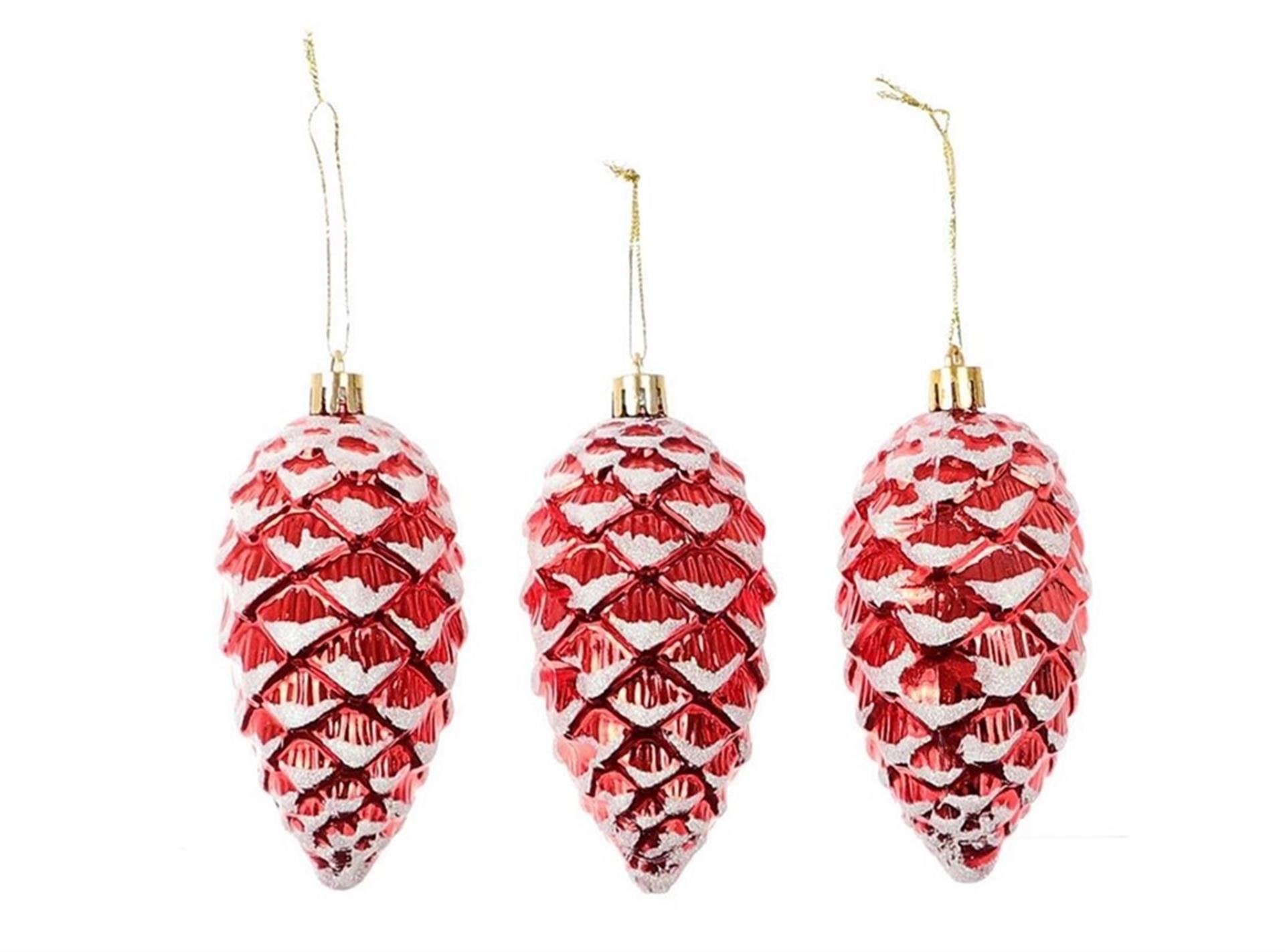 Hbx natural living hangdeco dennenappel set a 3st rood