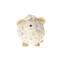 Hbx natural living deco schaap bolli 8,5x8,5xh9,5cm wit