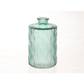 Hbx natural living vaas glas vinty ø9xh15cm groen