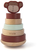 Trixie houten stapeltoren - mr. monkey - houten stacking toy - educatief speelgoed - voor jongens meisjes - aap