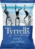 Tyrrells chips simply sea salted 18 x 40 gram