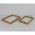 Decoris dienbladset 2-delig paulowniahout