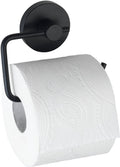 Wenko vacuum-loc toiletrolhouder milazzo mat zwart - wc rolhouder - bevestigen zonder boren