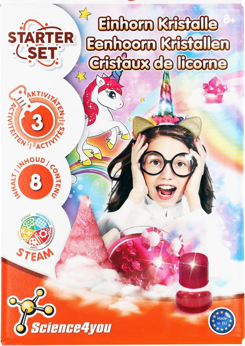 Science 4 You Einhorn-Kristall-Wissenschafts-Starterset