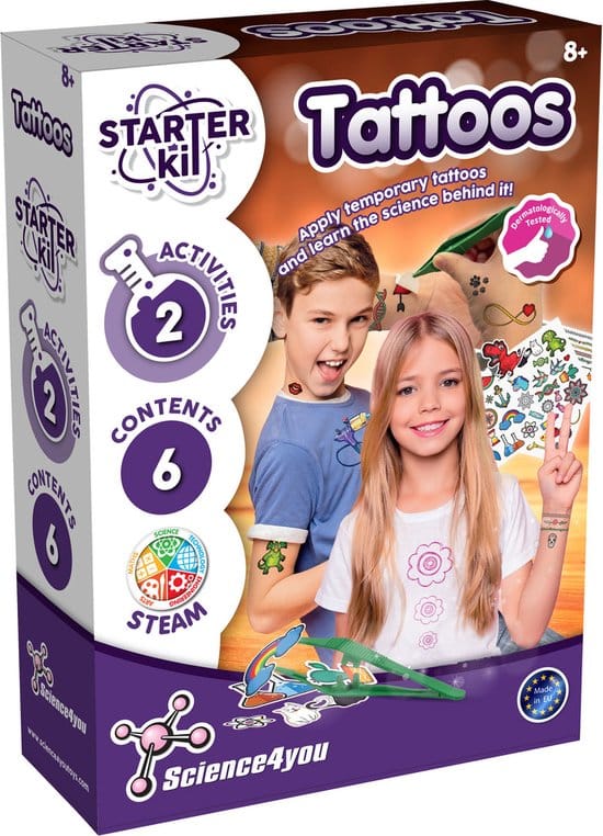Oku science4you starter kit tattoos