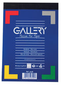 Gallery notitieblok formaat 105 x 148 cm (a6) gelijnd blok van 100 vel