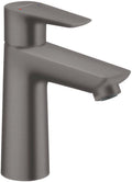Hansgrohe talis e 1 greeps wastafelkraan - 110 popup - trekwaste - hoogglans zwart chroom