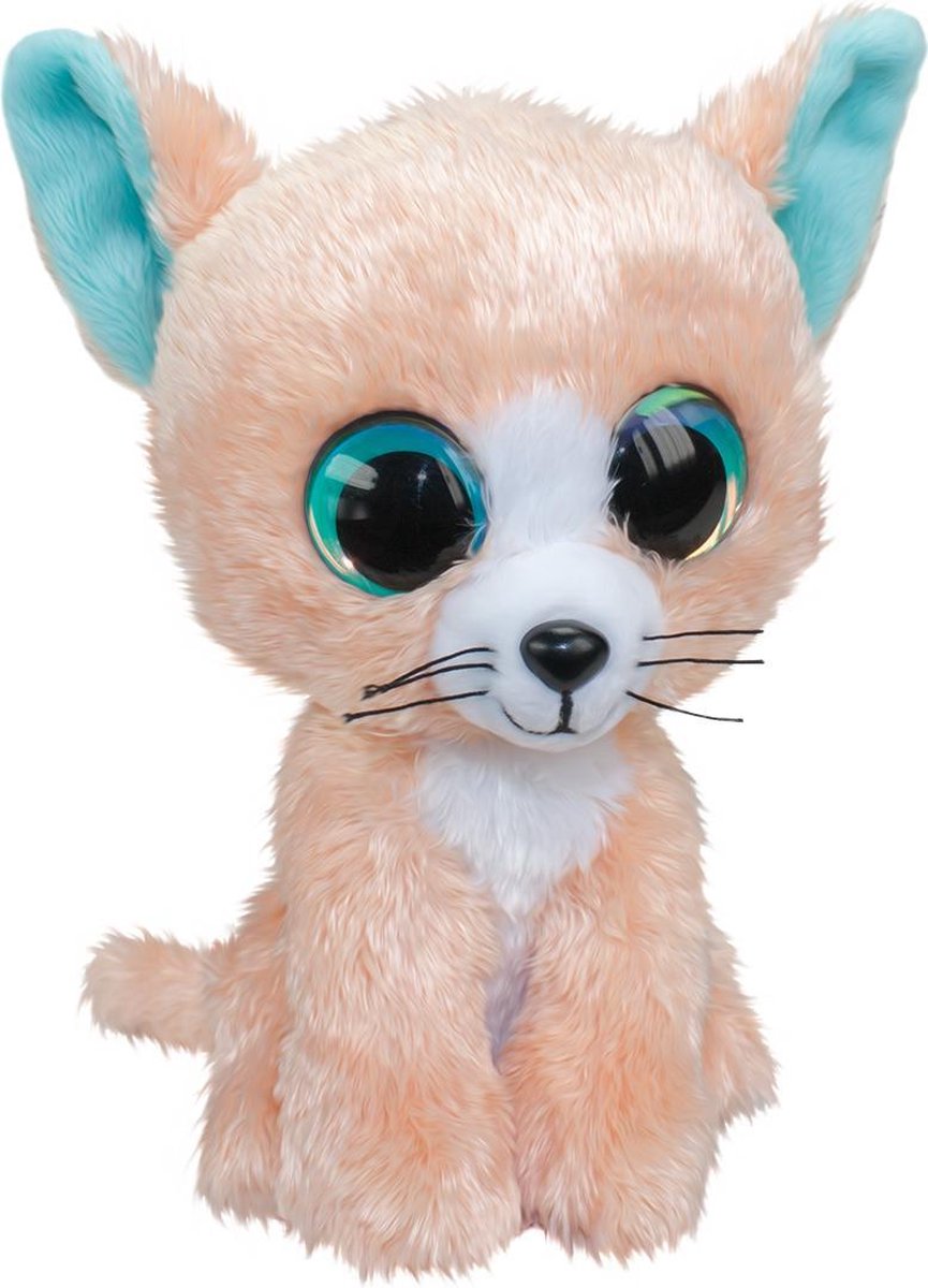 Lumo Stars Kuscheltier – Katze Pfirsich, 24 cm