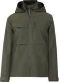 Didriksons aston usx jkt 5 unisex outdoorjas - deep green