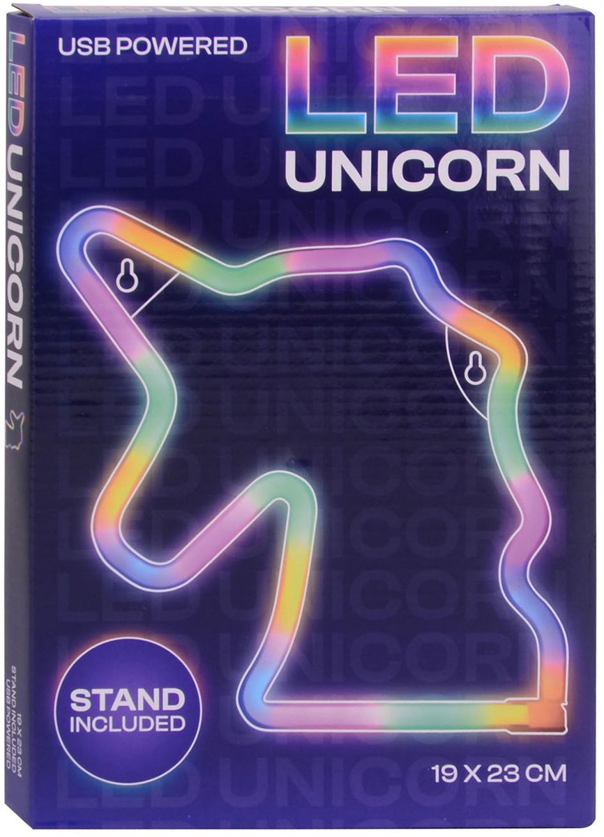 Johntoy Einhorn-Regenbogenlampe mit USB-Anschluss