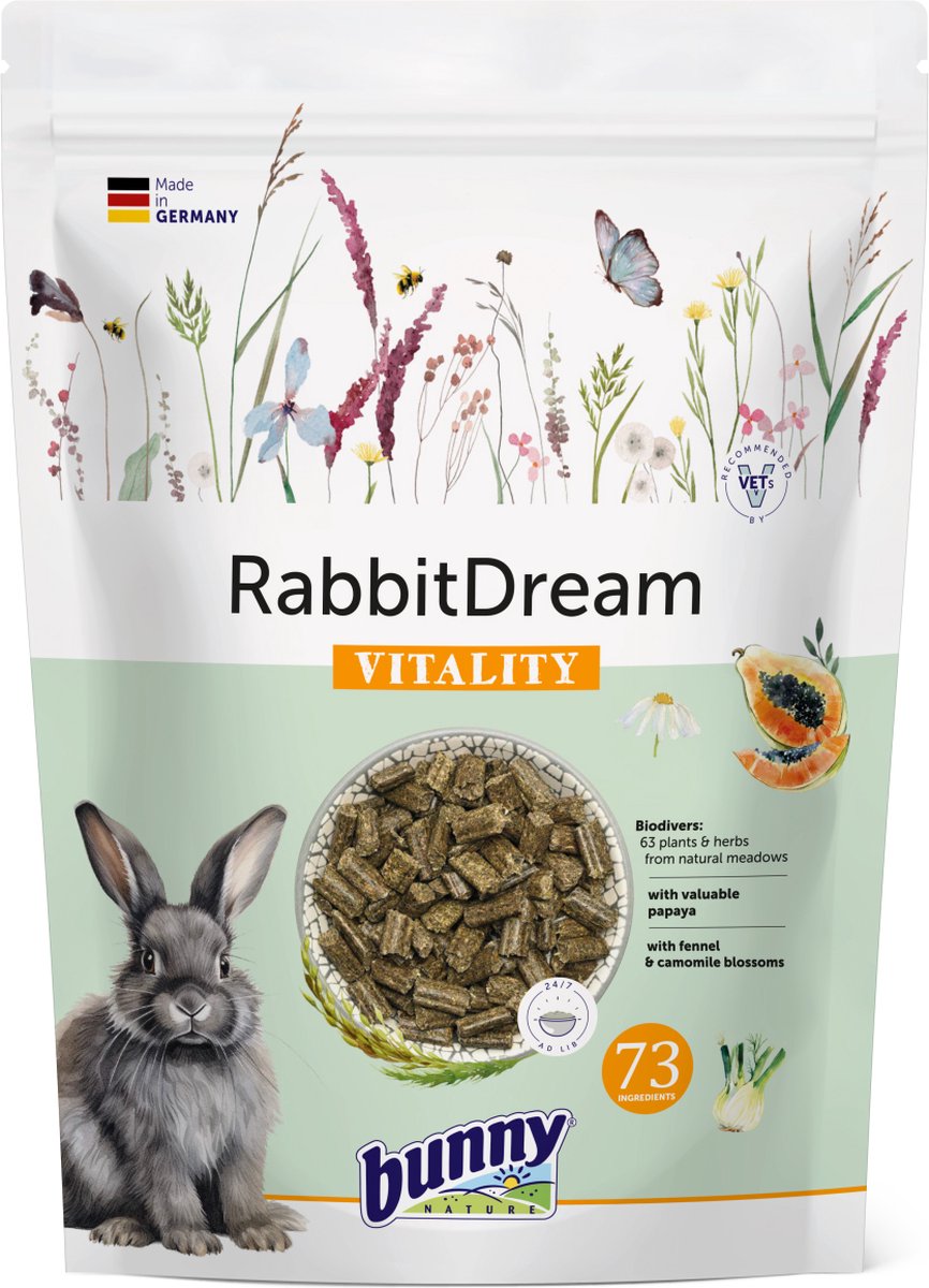 Bunny nature - konijnendroom vitality - 1,5 kg