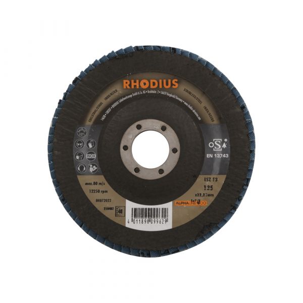 Fächerscheibe 125 K40 pro Stück
