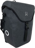Willex enkele fietstas - 21l - grijs - 100% waterdicht