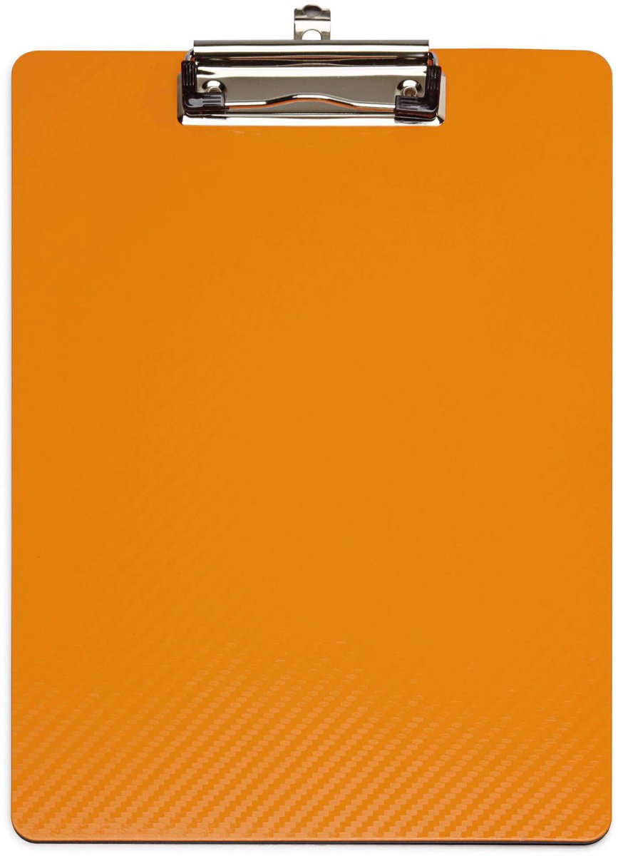 Maul klembord flexx a4 staand formaat pp kunststof oranje