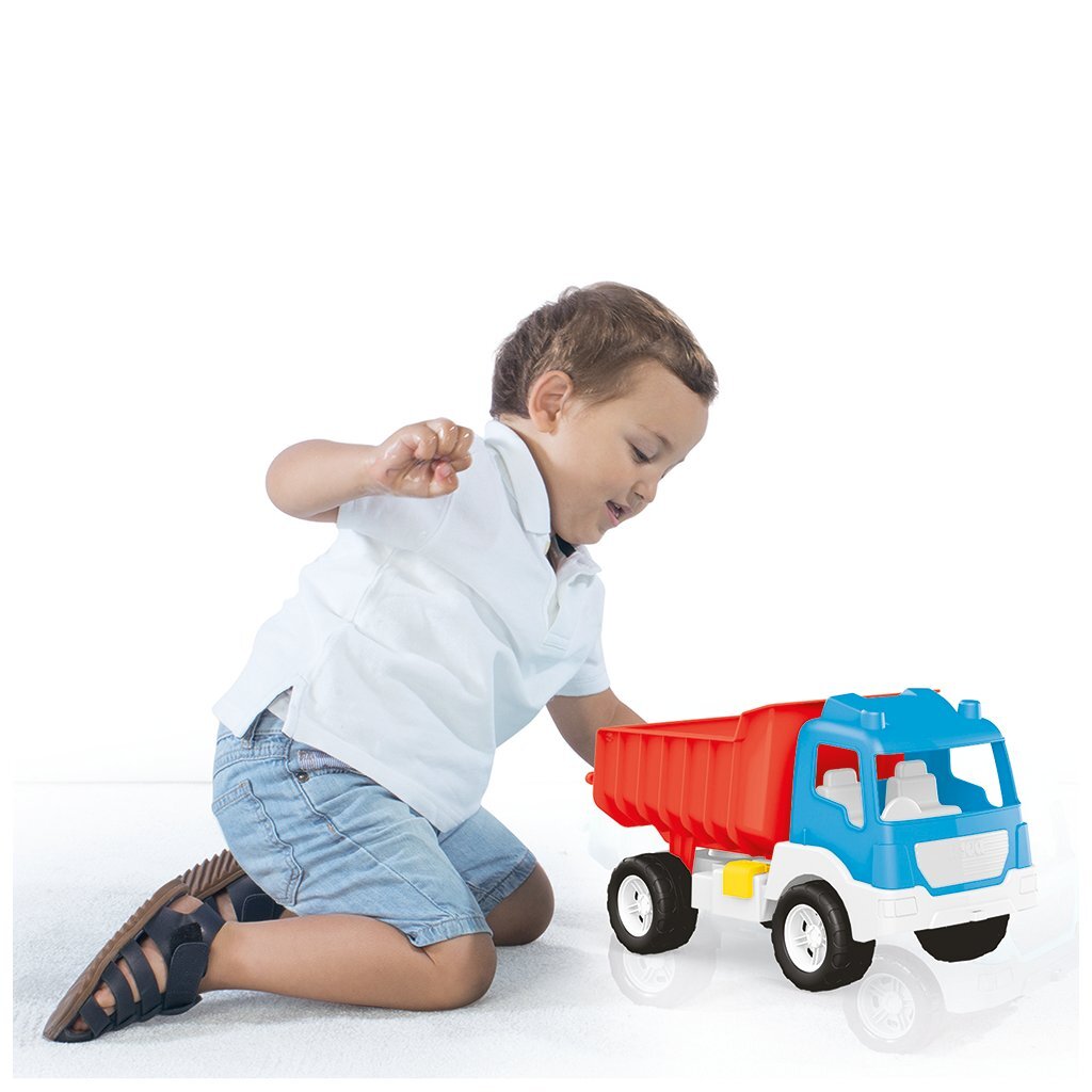 Dolu Fisher Price Muldenkipper weiß blau rot