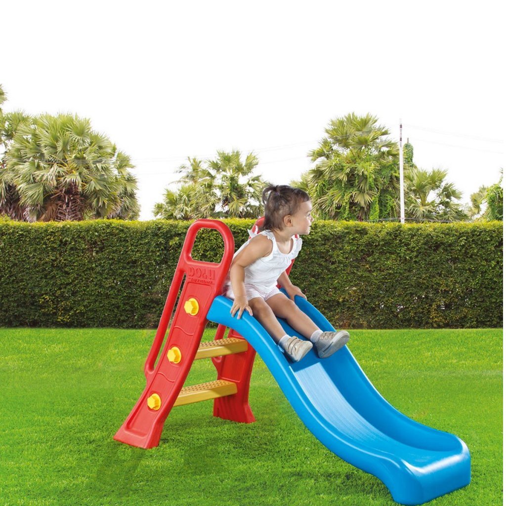 Dolu Junior-Rutsche 60,5 x 135 x 90 cm blau rot